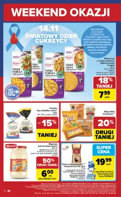 Carrefour - gazetka promocyjna Gazetka Weekend promek już od czwartku od czwartku 13.11 do soboty 15.11 - strona 4