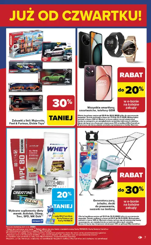 Carrefour - gazetka promocyjna Gazetka Weekend promek już od czwartku od czwartku 13.11 do soboty 15.11 - strona 7