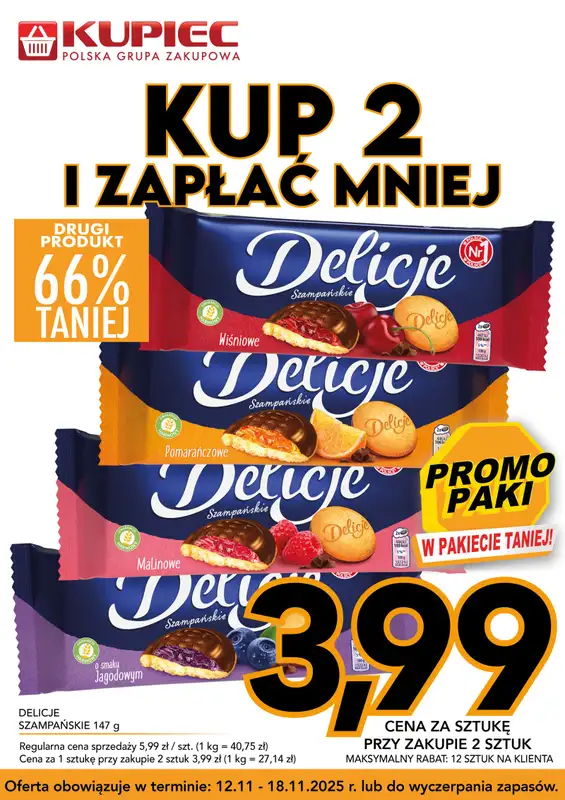 Kupiec - gazetka promocyjna Promopaki od środy 12.11 do wtorku 18.11 - strona 3