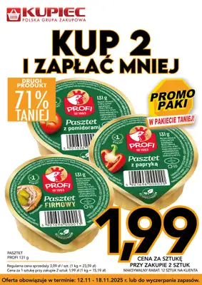Kupiec - gazetka promocyjna Promopaki od środy 12.11 do wtorku 18.11 - strona 2