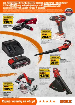 OBI - gazetka promocyjna Gazetka od środy 12.11 do wtorku 02.12 - strona 13