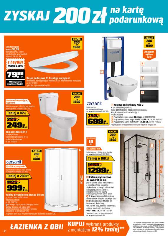 OBI - gazetka promocyjna Gazetka od środy 12.11 do wtorku 02.12 - strona 2