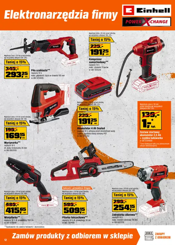 OBI - gazetka promocyjna Gazetka od środy 12.11 do wtorku 02.12 - strona 12