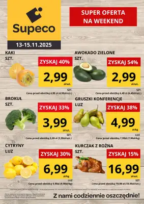 Supeco - gazetka promocyjna Super oferta na weekend od czwartku 13.11 do soboty 15.11