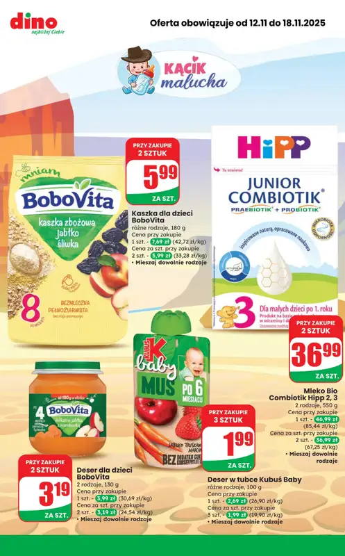 Dino - gazetka promocyjna MEGA promocje! od środy 12.11 do wtorku 18.11 - strona 9