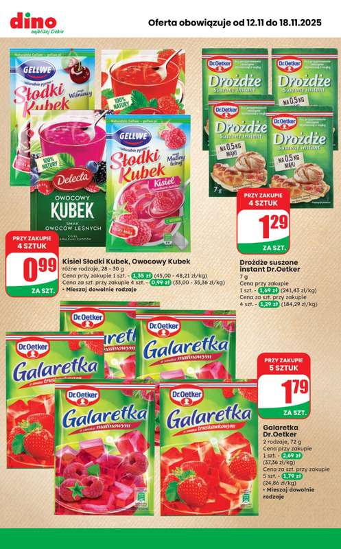Dino - gazetka promocyjna MEGA promocje! od środy 12.11 do wtorku 18.11 - strona 8