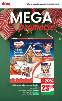 Dino - gazetka promocyjna MEGA promocje! od środy 12.11 do wtorku 18.11