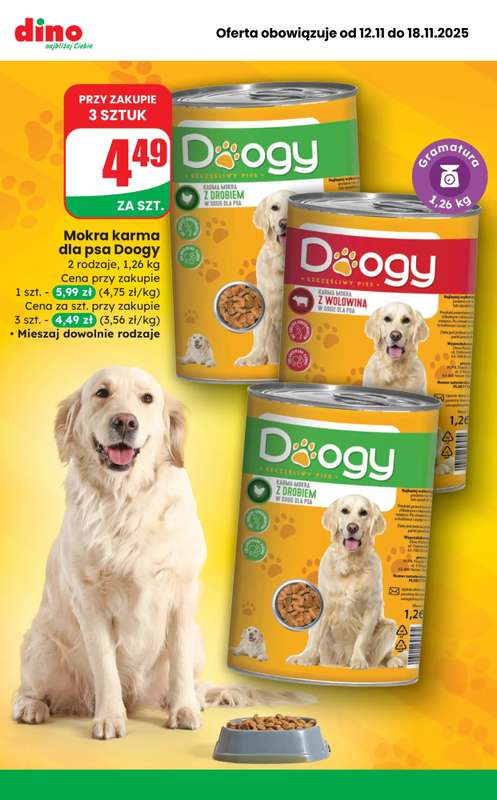 Dino - gazetka promocyjna MEGA promocje! od środy 12.11 do wtorku 18.11 - strona 6