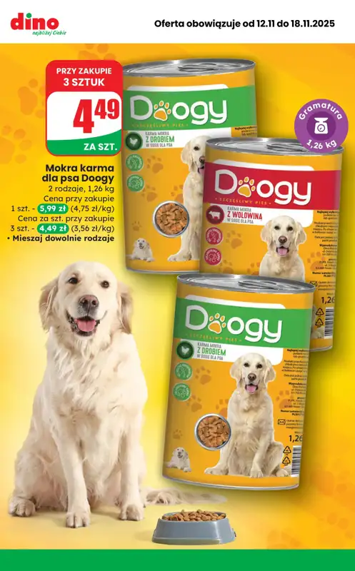 Dino - gazetka promocyjna MEGA promocje! od środy 12.11 do wtorku 18.11 - strona 6