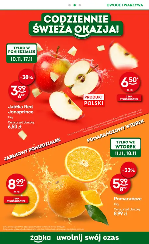 Żabka - gazetka promocyjna Gazetka Spożywcza od środy 05.11 do wtorku 18.11 - strona 10