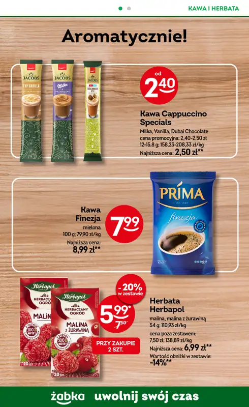 Żabka - gazetka promocyjna Gazetka Spożywcza od środy 05.11 do wtorku 18.11 - strona 20