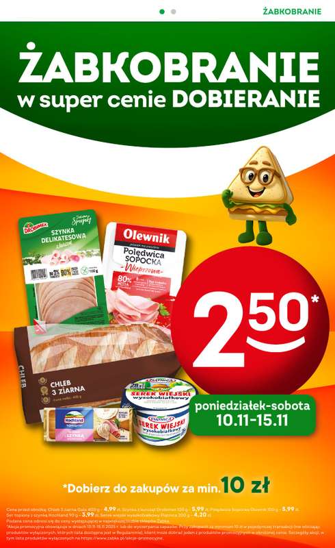 Żabka - gazetka promocyjna Gazetka Spożywcza od środy 05.11 do wtorku 18.11 - strona 2