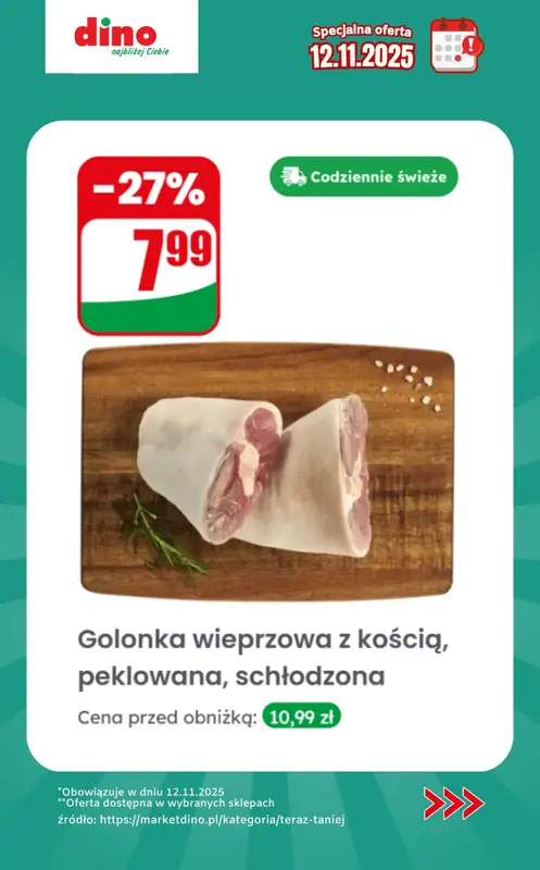 Dino - gazetka promocyjna Specjalna oferta na 12.11.2025 - promocje spoza gazetki od środy 12.11 do środy 12.11 - strona 5