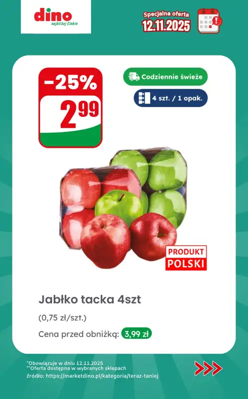 Dino - gazetka promocyjna Specjalna oferta na 12.11.2025 - promocje spoza gazetki od środy 12.11 do środy 12.11 - strona 2