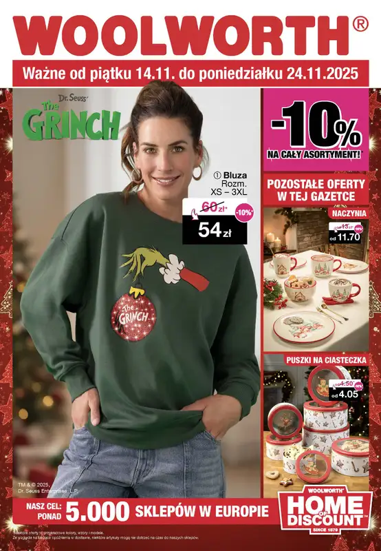 Woolworth - gazetka promocyjna Gazetka od piątku 14.11 do poniedziałku 24.11
