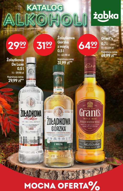 Żabka - gazetka promocyjna Katalog alkoholi od środy 12.11 do wtorku 25.11