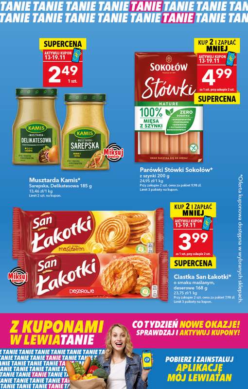 LEWIATAN - gazetka promocyjna Z kuponami w Lewiatanie od czwartku 13.11 do środy 19.11 - strona 2