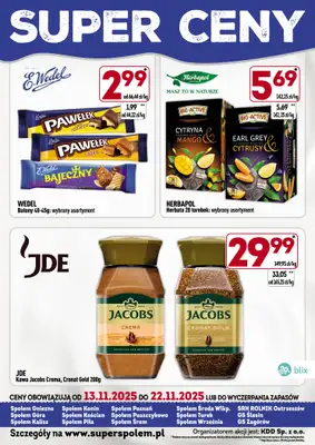 Społem - Blisko i Korzystnie - gazetka promocyjna Super ceny! od czwartku 13.11 do soboty 22.11 - strona 2