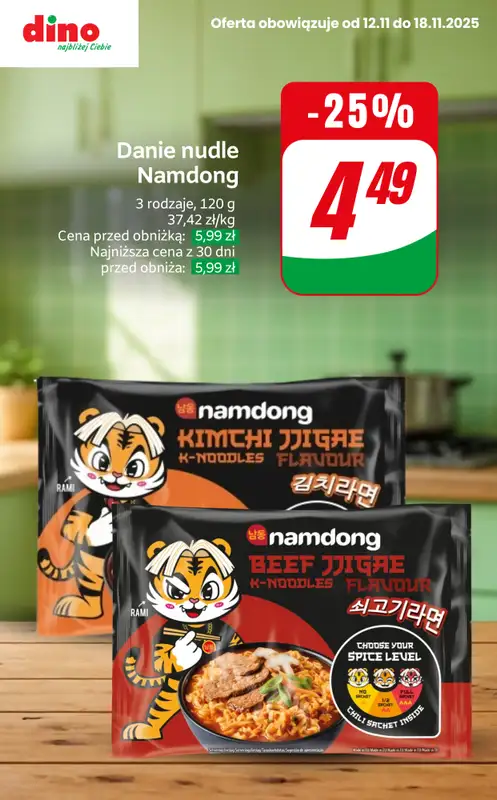 Dino - gazetka promocyjna Do -50% taniej od czwartku 13.11 do wtorku 18.11 - strona 3