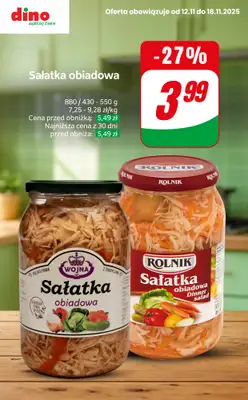 Dino - gazetka promocyjna Do -50% taniej od czwartku 13.11 do wtorku 18.11 - strona 4