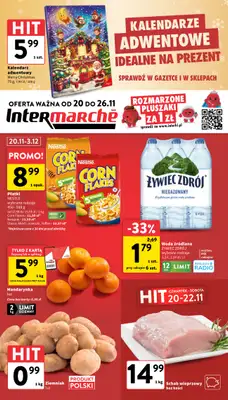 Intermarche - gazetka promocyjna Gazetka od czwartku 20.11 do środy 26.11