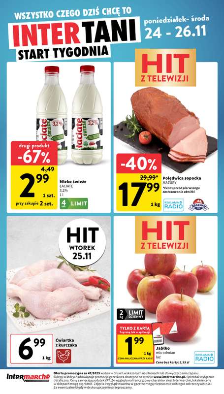 Intermarche - gazetka promocyjna Gazetka od czwartku 20.11 do środy 26.11 - strona 40