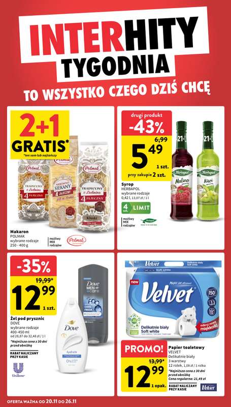 Intermarche - gazetka promocyjna Gazetka od czwartku 20.11 do środy 26.11 - strona 6