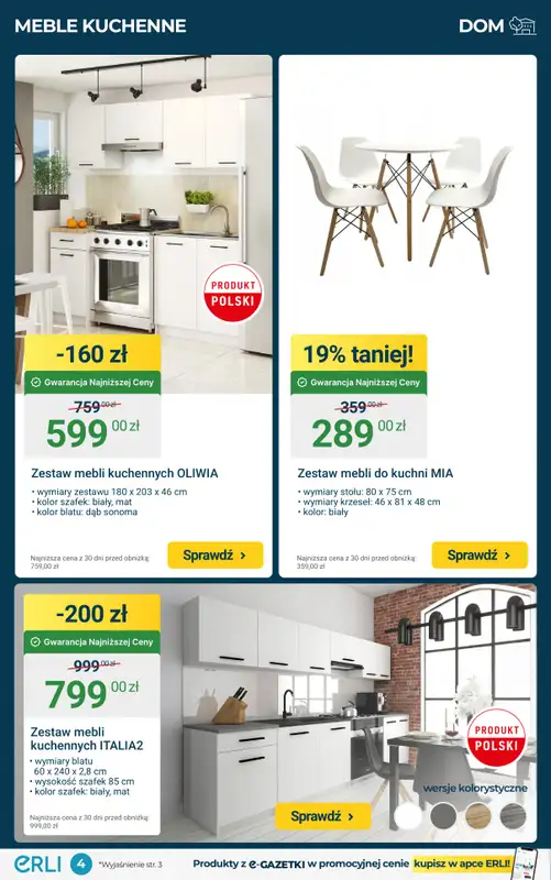 Erli - gazetka promocyjna Black Weeks – TOP HITY: Meble i ozdoby do domu! od środy 12.11 do niedzieli 16.11 - strona 4