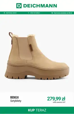Deichmann - gazetka promocyjna Nowa kolekcja butów damskich Bench i Esprit od środy 12.11  - strona 4