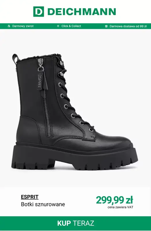 Deichmann - gazetka promocyjna Nowa kolekcja butów damskich Bench i Esprit od środy 12.11  - strona 5