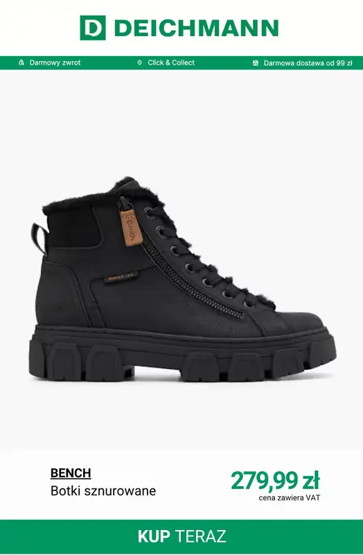 Deichmann - gazetka promocyjna Nowa kolekcja butów damskich Bench i Esprit od środy 12.11  - strona 12
