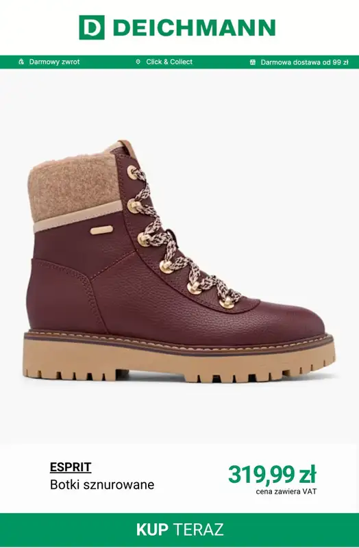 Deichmann - gazetka promocyjna Nowa kolekcja butów damskich Bench i Esprit od środy 12.11  - strona 6