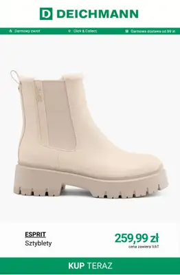 Deichmann - gazetka promocyjna Nowa kolekcja butów damskich Bench i Esprit od środy 12.11  - strona 7
