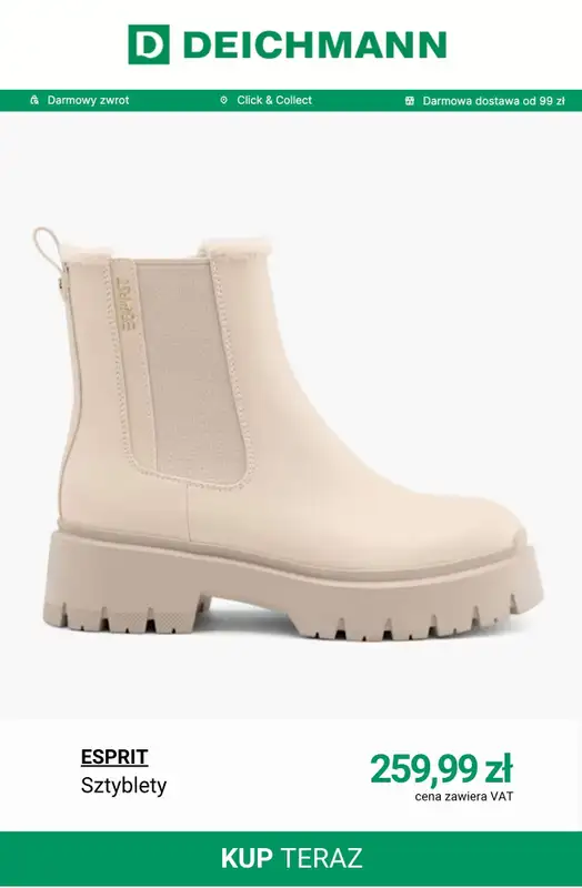 Deichmann - gazetka promocyjna Nowa kolekcja butów damskich Bench i Esprit od środy 12.11  - strona 7