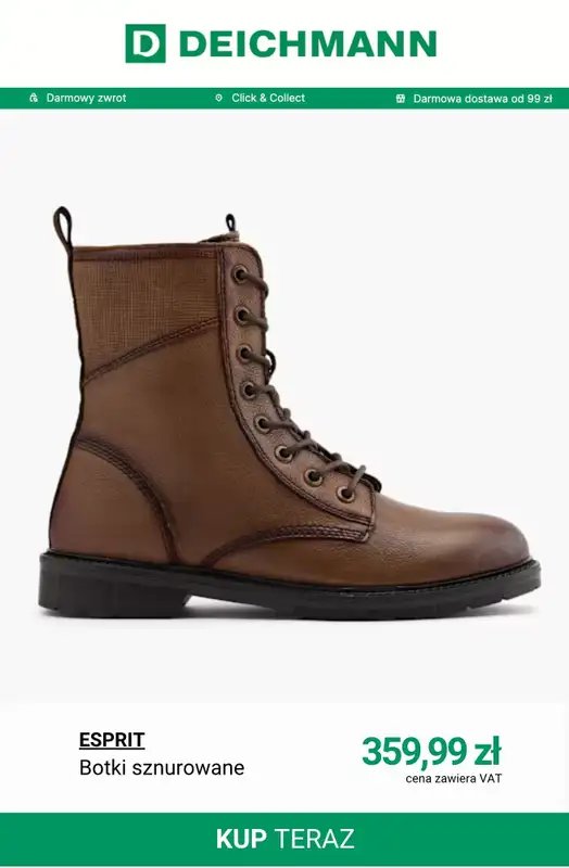 Deichmann - gazetka promocyjna Nowa kolekcja butów damskich Bench i Esprit od środy 12.11  - strona 3