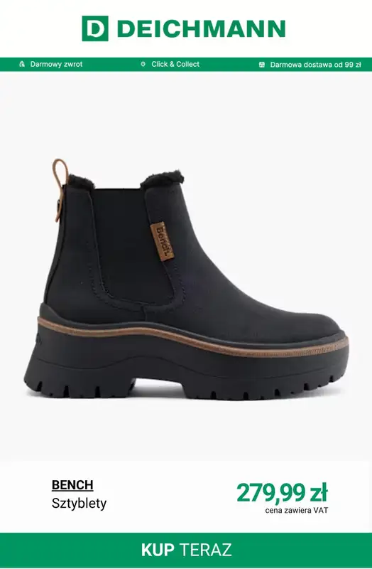 Deichmann - gazetka promocyjna Nowa kolekcja butów damskich Bench i Esprit od środy 12.11  - strona 13
