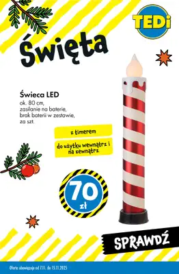 Tedi - gazetka promocyjna Świąteczne dekoracje w SUPERCENACH od środy 12.11 do soboty 15.11 - strona 2