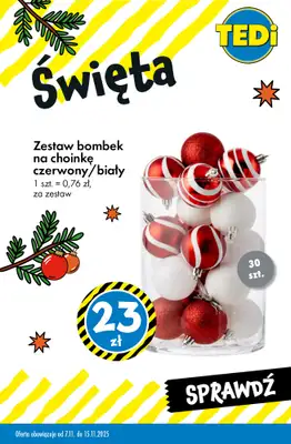 Tedi - gazetka promocyjna Świąteczne dekoracje w SUPERCENACH od środy 12.11 do soboty 15.11 - strona 4