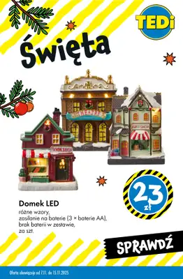 Tedi - gazetka promocyjna Świąteczne dekoracje w SUPERCENACH od środy 12.11 do soboty 15.11 - strona 12