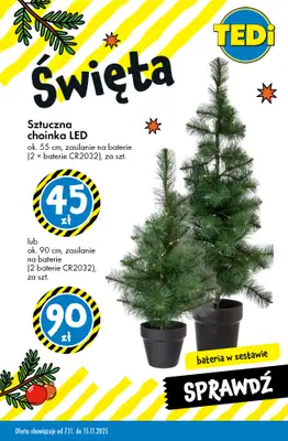 Tedi - gazetka promocyjna Świąteczne dekoracje w SUPERCENACH od środy 12.11 do soboty 15.11 - strona 11