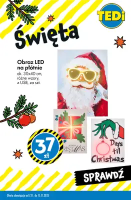 Tedi - gazetka promocyjna Świąteczne dekoracje w SUPERCENACH od środy 12.11 do soboty 15.11 - strona 6