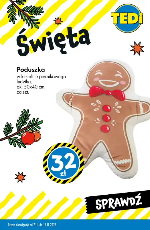 Tedi - gazetka promocyjna Świąteczne dekoracje w SUPERCENACH od środy 12.11 do soboty 15.11 - strona 5