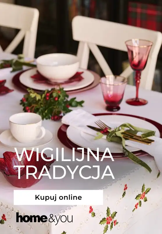 home&you - gazetka promocyjna Kolekcja Wigilijna Tradycja od środy 12.11 do niedzieli 23.11