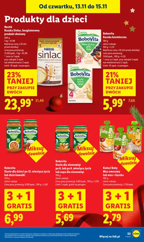 Lidl - gazetka promocyjna Oferta od czwartku od czwartku 13.11 do soboty 15.11 - strona 55