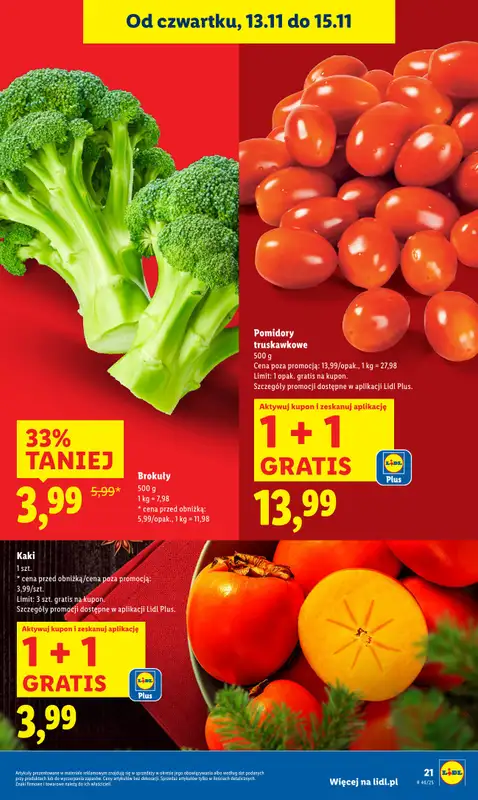 Lidl - gazetka promocyjna Oferta od czwartku od czwartku 13.11 do soboty 15.11 - strona 21