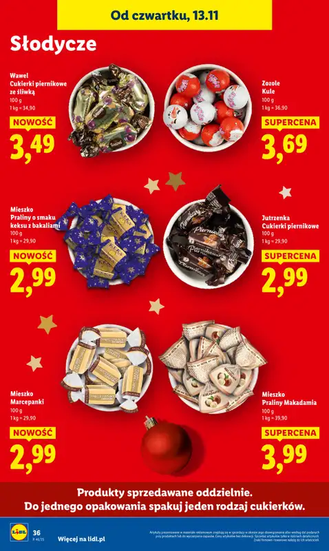 Lidl - gazetka promocyjna Oferta od czwartku od czwartku 13.11 do soboty 15.11 - strona 36