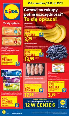Lidl - gazetka promocyjna Oferta od czwartku od czwartku 13.11 do soboty 15.11