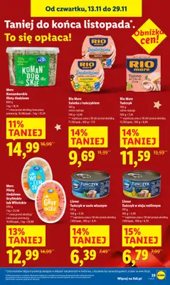 Lidl - gazetka promocyjna Oferta od czwartku od czwartku 13.11 do soboty 15.11 - strona 29