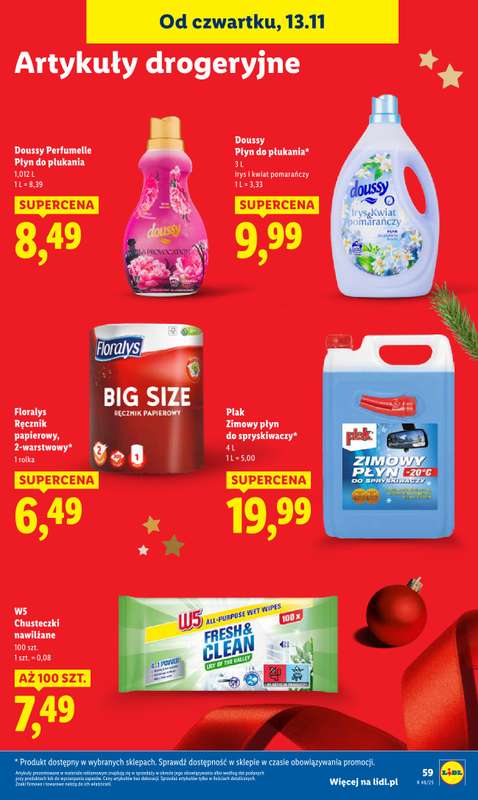 Lidl - gazetka promocyjna Oferta od czwartku od czwartku 13.11 do soboty 15.11 - strona 61