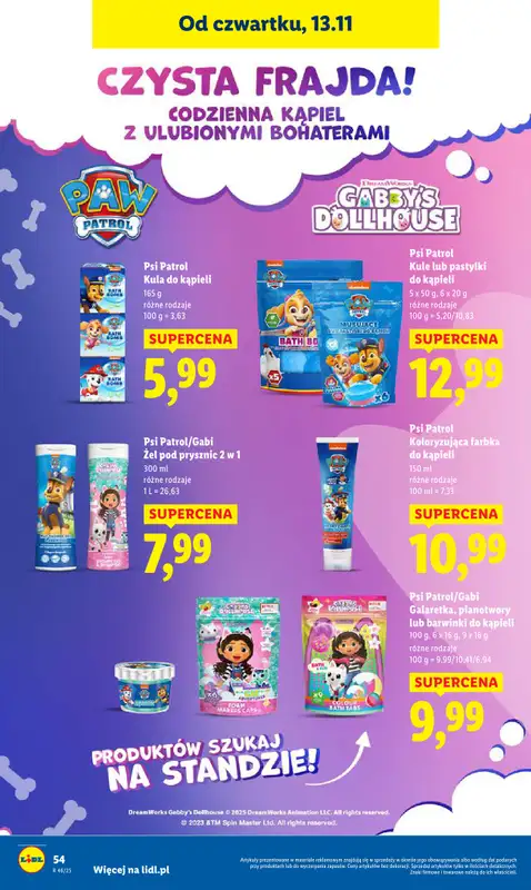 Lidl - gazetka promocyjna Oferta od czwartku od czwartku 13.11 do soboty 15.11 - strona 56